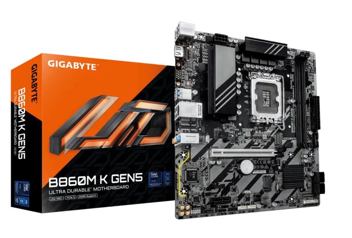 GIGABYTE B860M K GEN5 (LGA 1851) DDR5 MOTHER