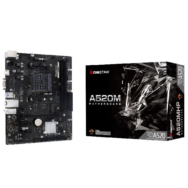 BIOSTAR A520MHP DDR4 (AM4) MOTHER