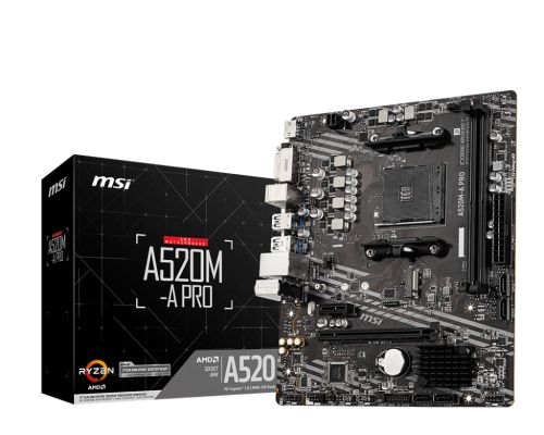 MSI A520M-A PRO (AM4) MOTHER