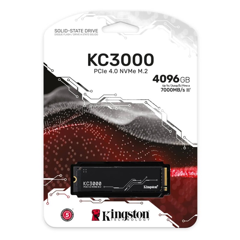 DISCO RIGIDO SSD 4TB KINGSTON M2 KC3000 NVME PCIE 4.0