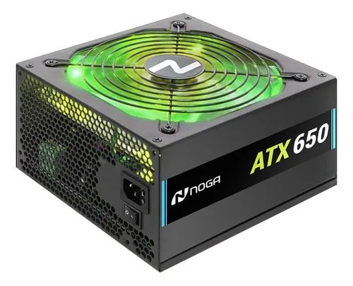 FUENTE NOGA 650W RGB (COOLER 120MM)