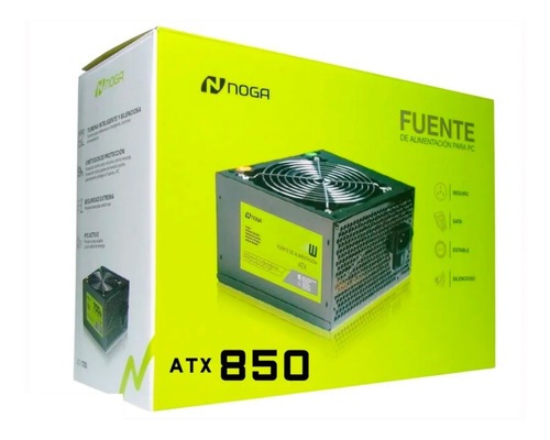 FUENTE NOGA 850W RGB COOLER 120MM