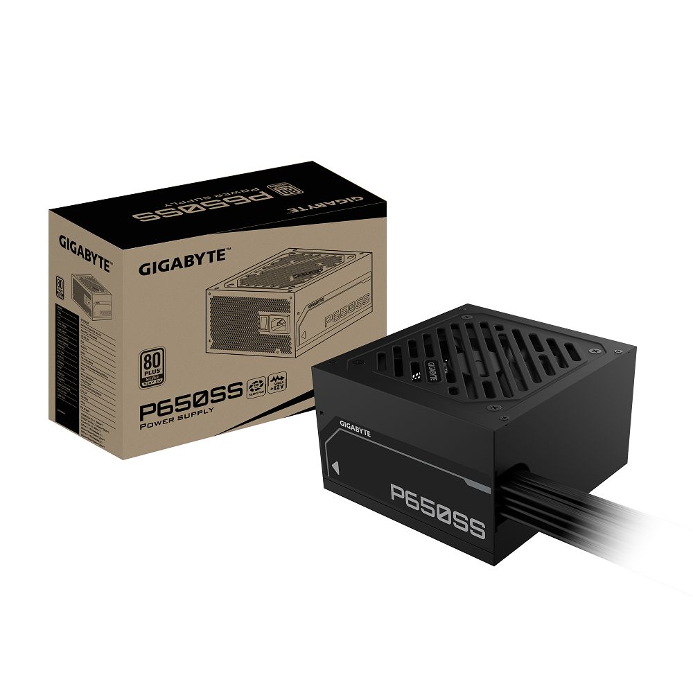 FUENTE GIGABYTE 650W BLACK GP-P650SS 80 PLUS SILVER