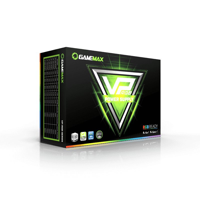 FUENTE GAMEMAX 600W VP-SERIES 80 PLUS BRONZE