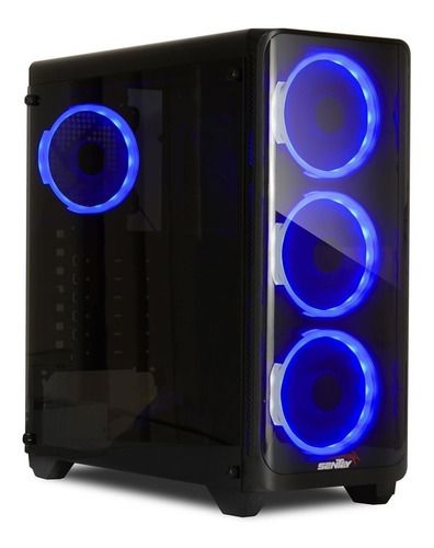 GABINETE OUTLET SENTEY A30 MODELO GS-8100 BLACK (SIN CAJA)