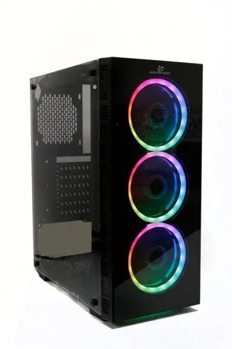 GABINETE ESSENSES GAMER BZE-40- RGB - LATERAL TG SIN FUENTE