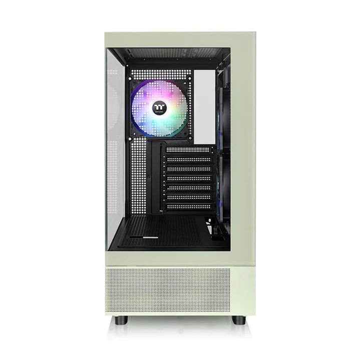 GABINETE OUTLET THERMALTAKE VIEW 270 PLUS MID-TOWER TG X2 FAN MATCHA GREEN ARGB X3 (SIN CAJA)