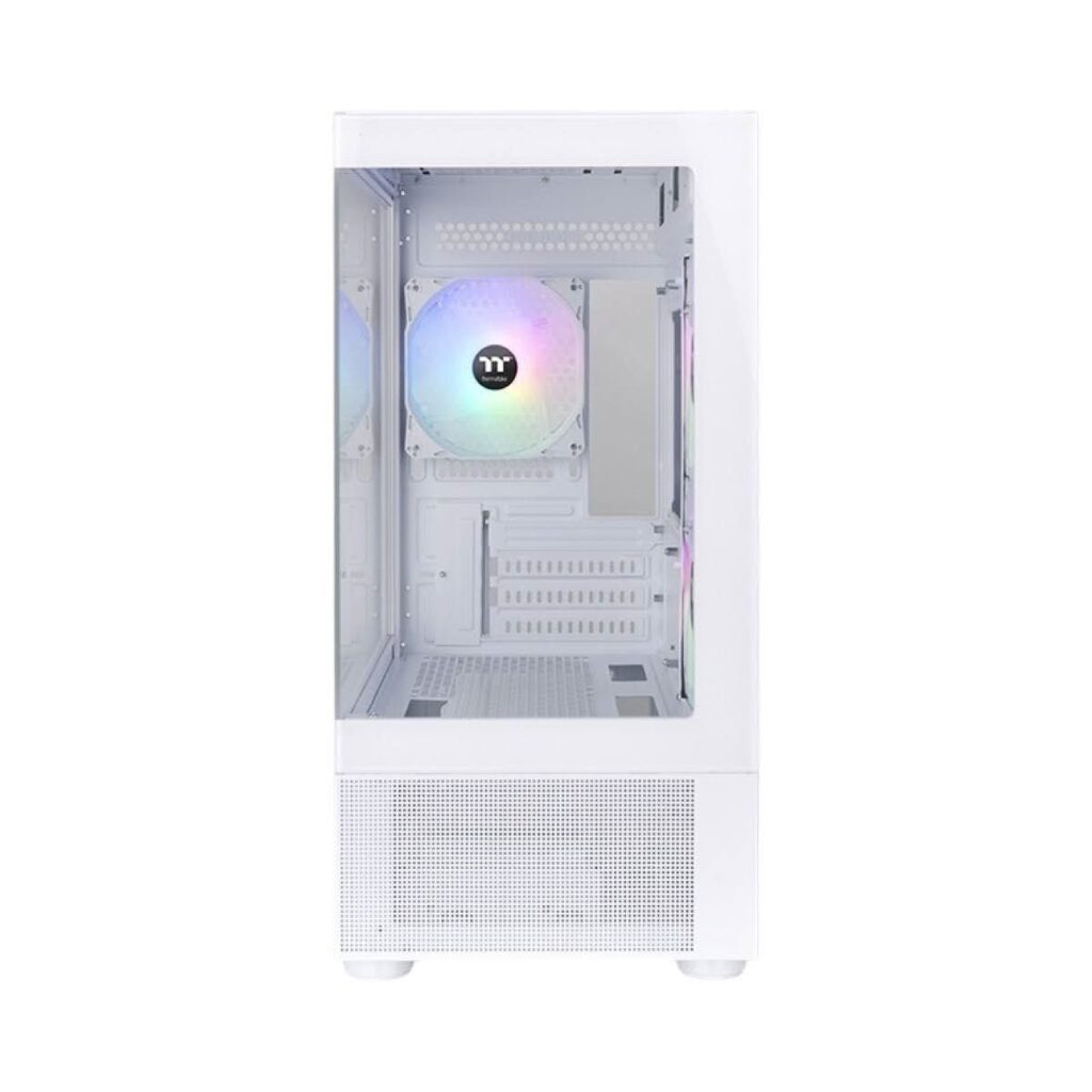 GABINETE OUTLET THERMALTAKE VIEW 170 MICRO CHASSIS TG X2 FAN SNOW WHITE ARGB X3 (SIN CAJA)